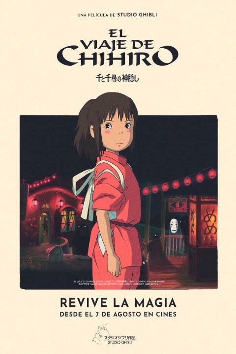 Poster película El Viaje de Chihiro
